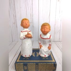 Vintage 1960s Jullar Angels Terracotta Figurines made in Spain